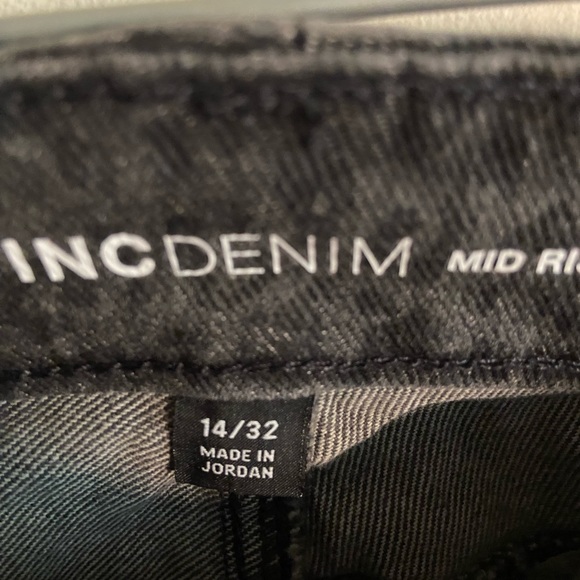 I.N.C Denim Mid Rise Core Denim Straight ✨Brand New✨ - Picture 6 of 8